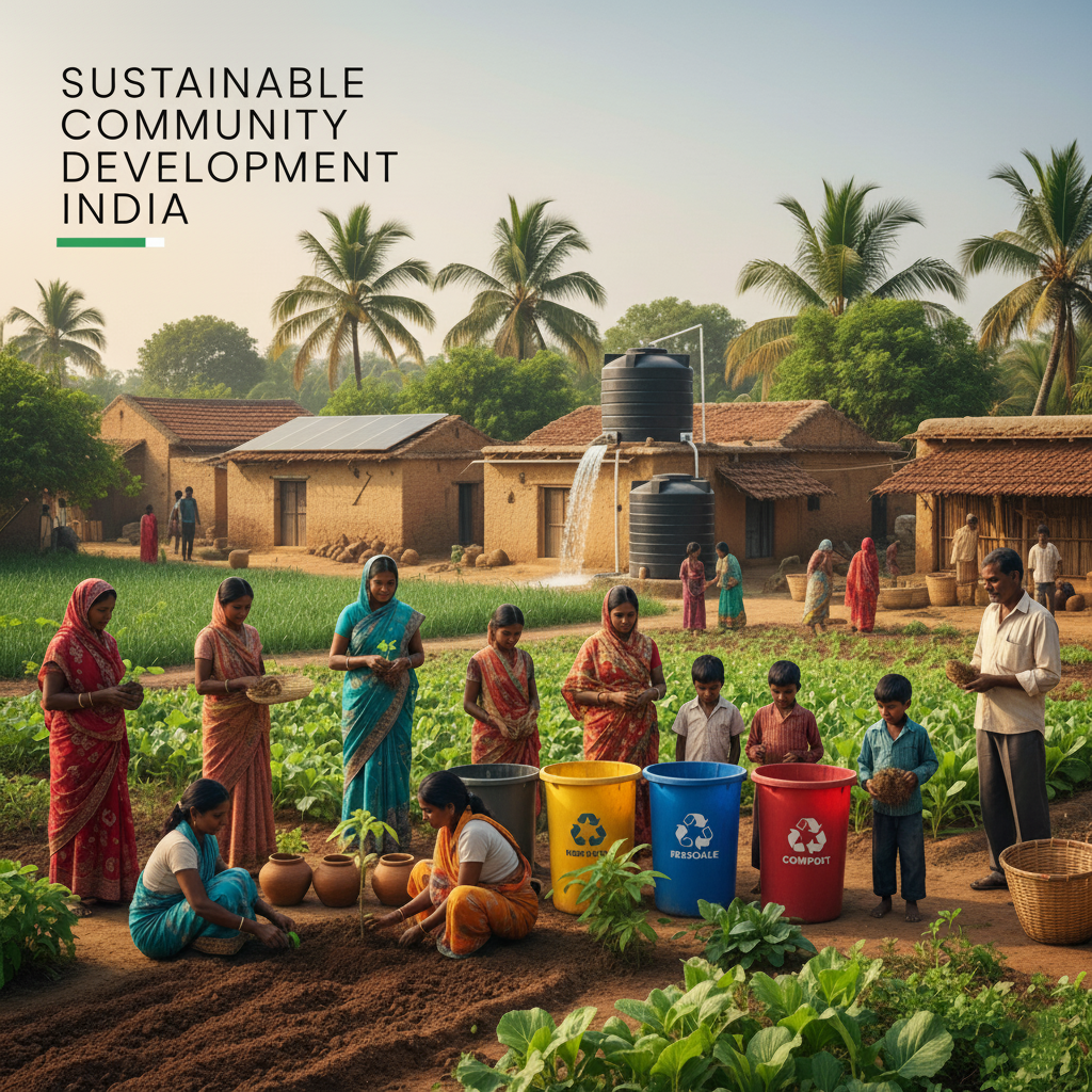 Sustainable community development India