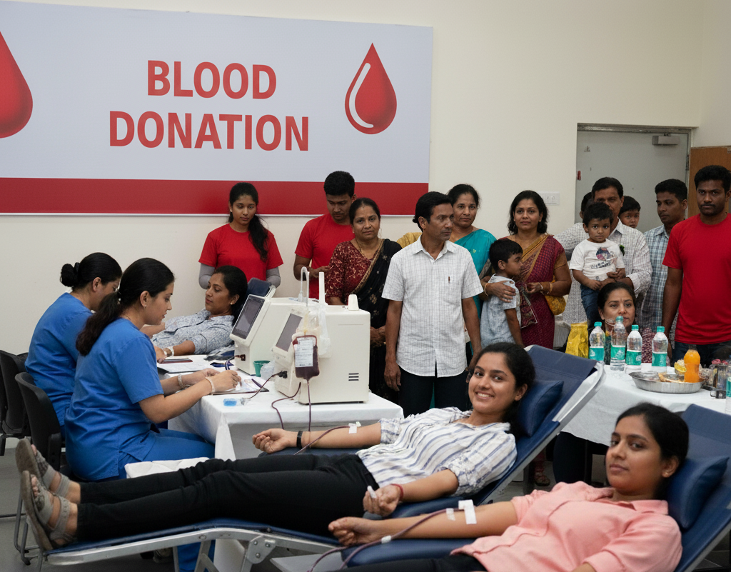 Blood and platelet donation support