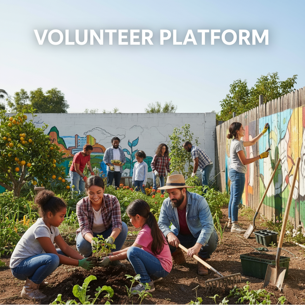 volunteer platform for social causes