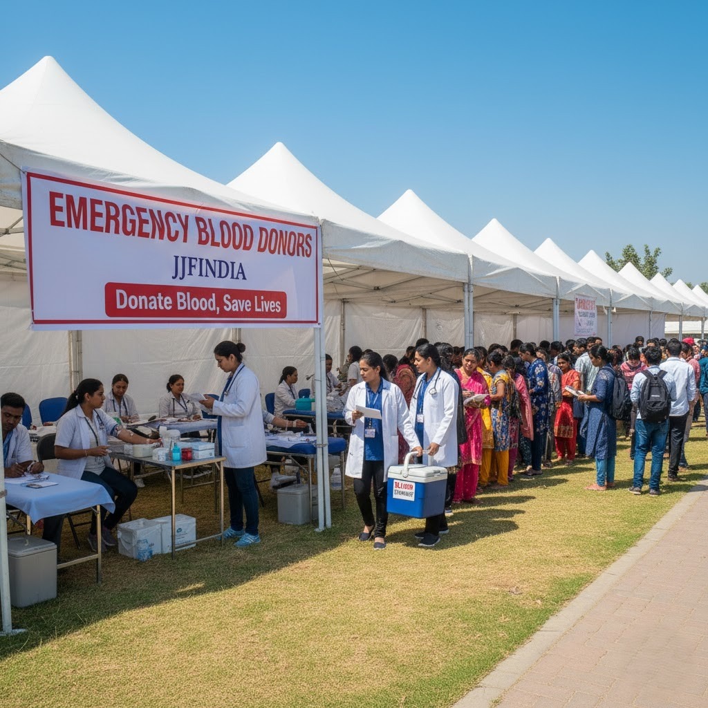 Emergency blood donors